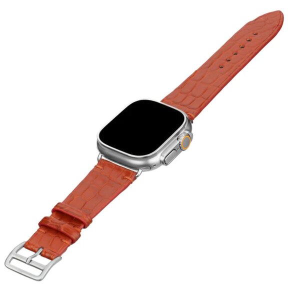 Unique Exotic Leather Strap – Genuine Alligator - Candy Apple Red